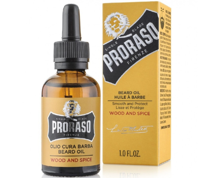 Олія для бороди Proraso Wood and Spice beard oil (30ml)