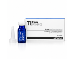 Ампули Napura T1 Purify Pre для глибокого детокс-очищення шкіри голови перед шампунем 4 ампул по 8 мл