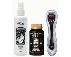Максимальний набір для росту бороди BEARD MAX MINOX