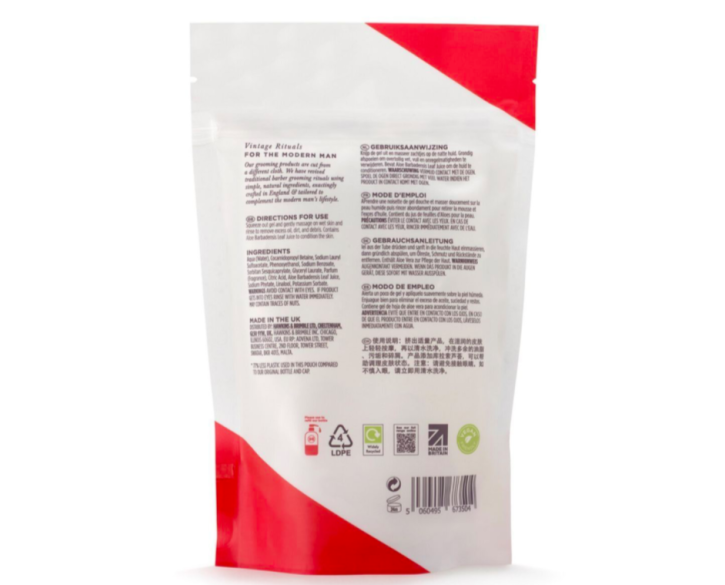 Гель для душу zip-пакет Hawkins & Brimble Body Wash Pouch 300 мл