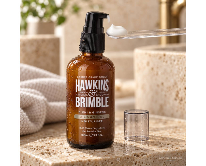 Зволожуючий крем для жирної шкіри Hawkins & Brimble Oil Control Moisturiser 100 мл