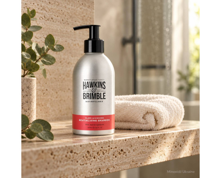 Шампунь для відновлення волосся Hawkins & Brimble Revitalising Shampoo Eco-Refillable 300 мл
