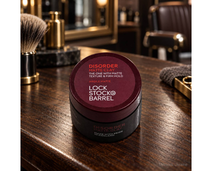 Глина для укладки волосся LOCK STOCK & BARREL Disorder Matte Clay 100 г