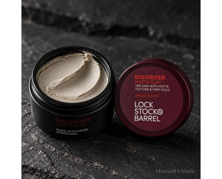 Глина для укладки волосся LOCK STOCK & BARREL Disorder Matte Clay 100 г