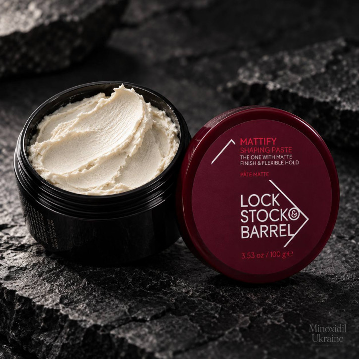 МАТОВА ПАСТА ДЛЯ УКЛАДАННЯ ВОЛОССЯ LOCK STOCK & BARREL MATTIFY SHAPING PASTE 30 г