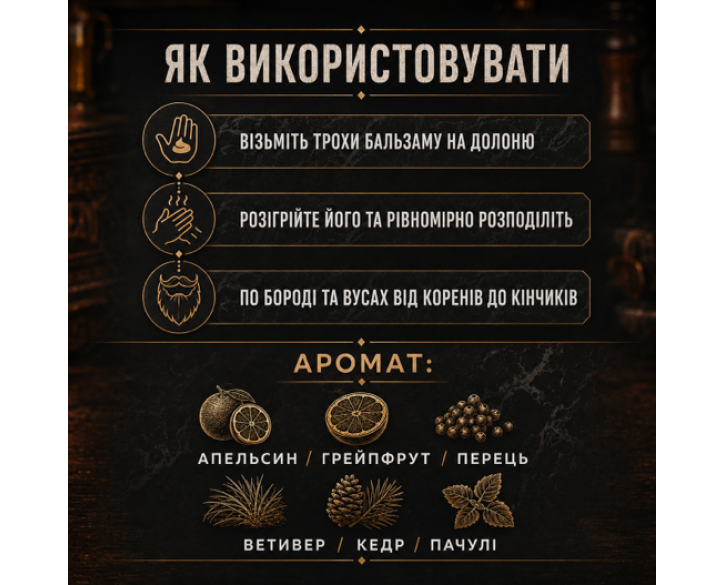 Бальзам для бороди Perfomen Beard Balm 45мл