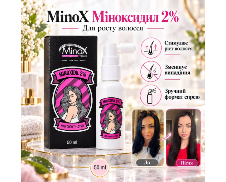 Міноксидил Minoxidil Minox 2% 50мл