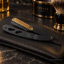 Небезпечна бритва Nishman Metal Barber Razor Black & Gold