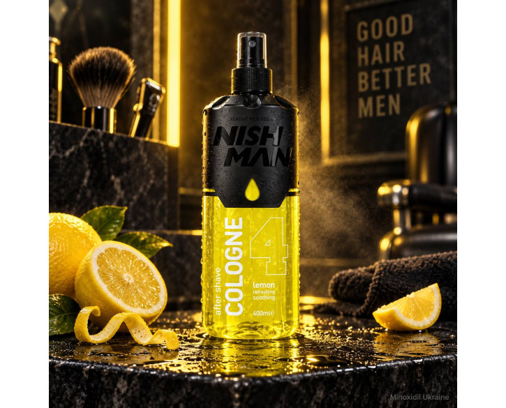 Одеколон після гоління Nishman Lemon Cologne No.4 400мл