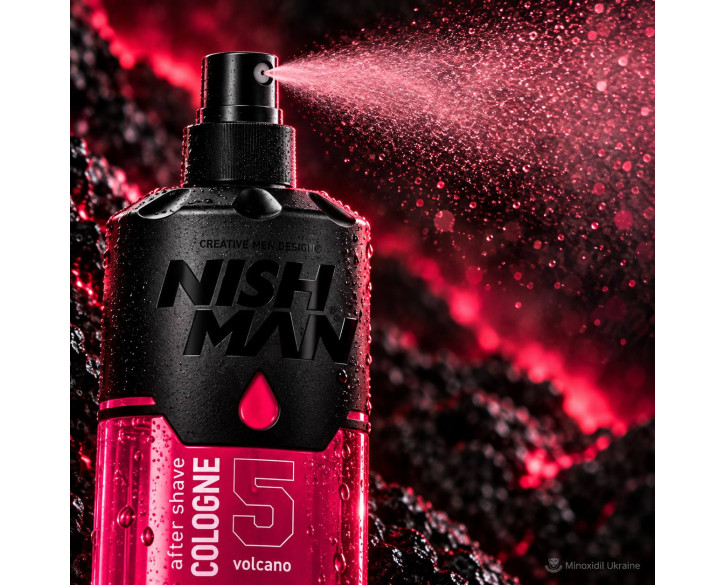 Одеколон після гоління Nishman Volcano Cologne No.5 400мл
