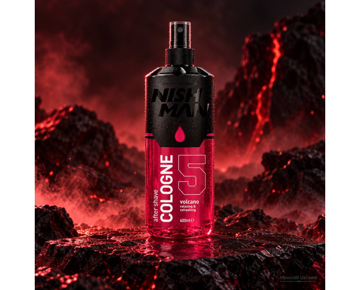 Одеколон після гоління Nishman Volcano Cologne No.5 400мл