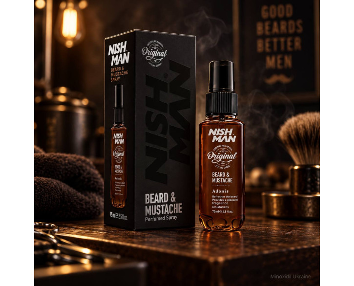 Парфум для бороди Nishman Beard & Mustache Parfum Adonis 75мл