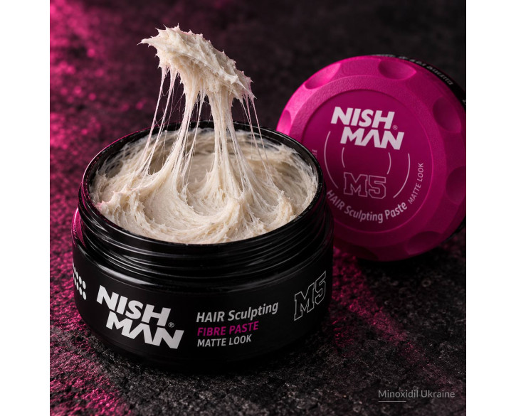 Паста для укладання волосся Nishman Fibre Paste Matte Look M5 100 мл