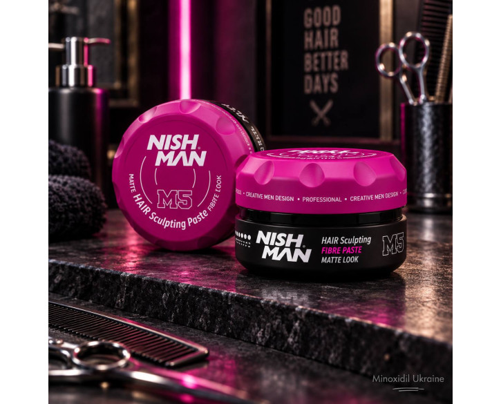 Паста для укладання волосся Nishman Fibre Paste Matte Look M5 100 мл