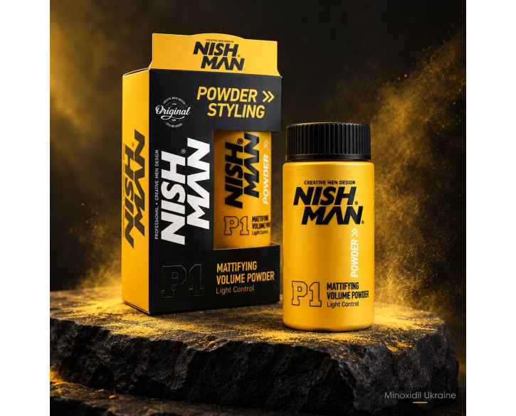 Пудра для укладання Nishman P1 Matte Finish Volume Powder And Styling 20г