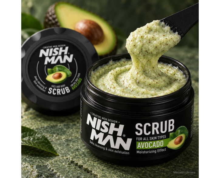Скраб для обличчя Nishman Avocado Face Scrub 300 мл