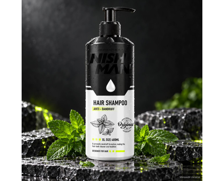 Шампунь від лупи Nishman Anti Dandruff 480 мл