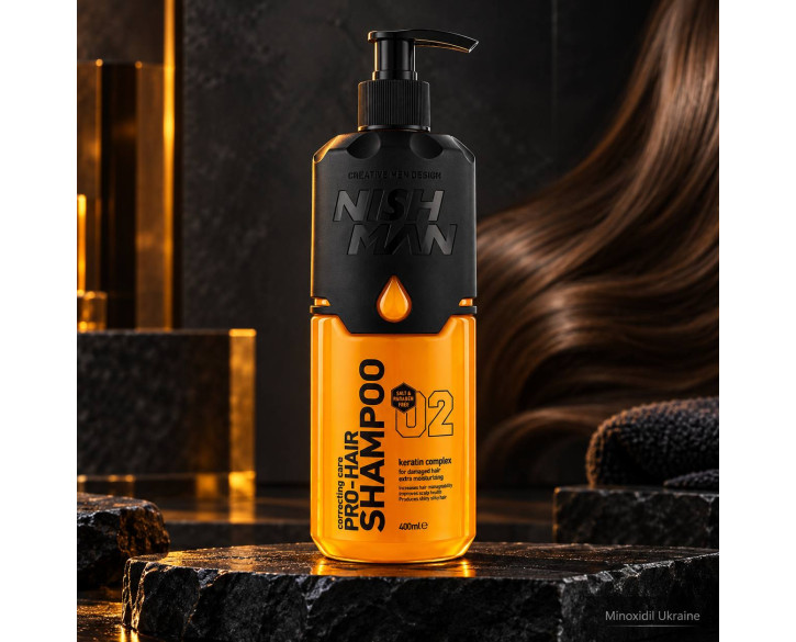 Шампунь для волосся Nishman Pro-Hair Shampoo 400ml