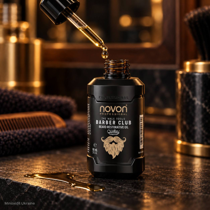Олія для бороди Novon Professional Barber Club Beard Restorative Oil 60мл