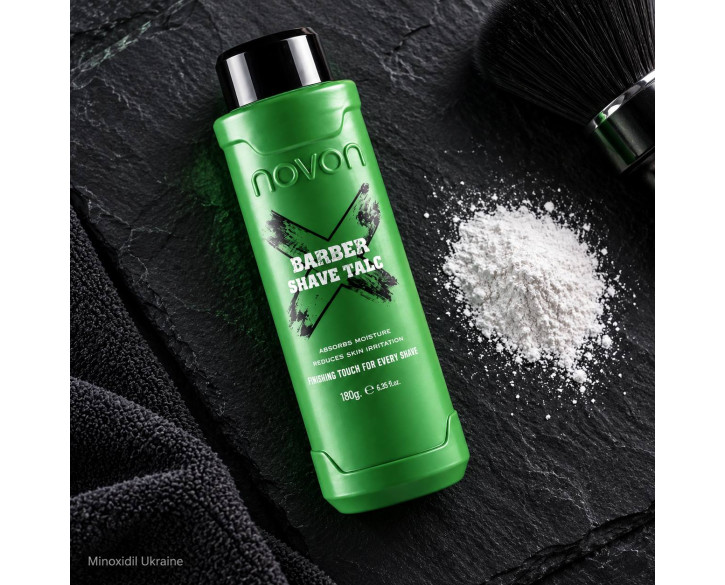 Тальк для тіла Novon Barber Shave Talc Powder 180г