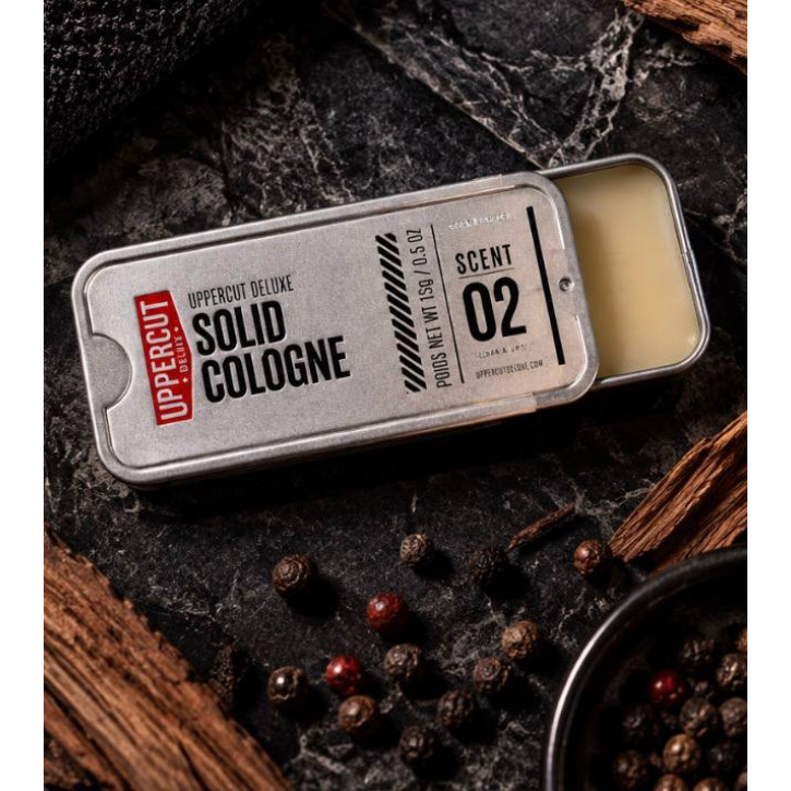 Сухий одеколон Uppercut Deluxe Solid Cologne Cedar & Spice 15 г