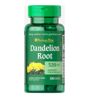 Puritan's Pride Dandelion Root 520 mg 100 капсул