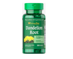 Puritan's Pride Dandelion Root 520 mg 100 капсул