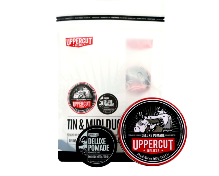 Подарунковий набір Uppercut Tin & Midi Duo Deluxe Pomade