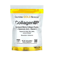 Морський колаген + гіалуронова кислота + вітамін С California Gold Nutrition CollagenUP 5000 mg (206 g) порошок