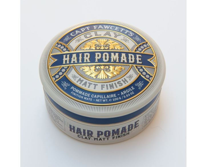 Помада для укладки волосся Capitan Fawcett Pack of 12 Captain Fawcett Matt Clay Pomade (Blue) 100g