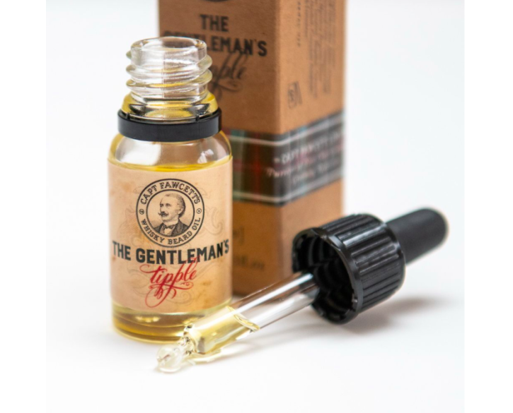 Олія для бороди з віскі, дорожній розмір Capitan Fawcett Whisky Beard Oil 10ML