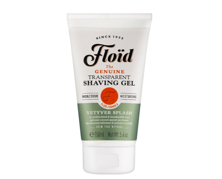 Прозорий гель для гоління Floid Vetyver Splash Shaving Gel 150ml