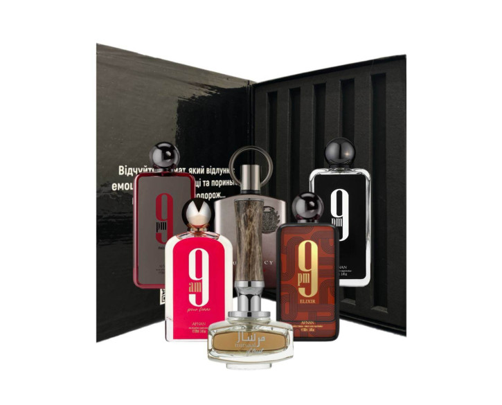 СЕТ «ДЕГУСТАЦІЙНА ЛІНІЙКА ВІД AFNAN»