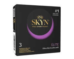Безлатексні преміум-презервативи SKYN Elite 3 шт ультратонкі