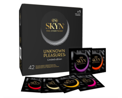 Безлатексні преміум-презервативи SKYN Unknown Pleasures 42 шт, 6 різних видів