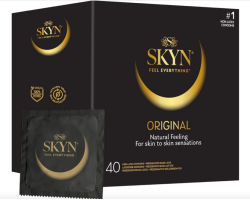 Безлатексні преміум-презервативи SKYN Original 40 шт
