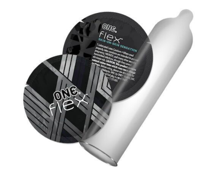 Презервативи ONE Flex Graphene, 10 шт, супертонкі, дуже міцні, подарункове паковання-тубус