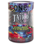 Набір презервативів ONE Tattoo Touch, 100 шт, з рельєфом у вигляді тату, 3 різновиди, паковання-тубус