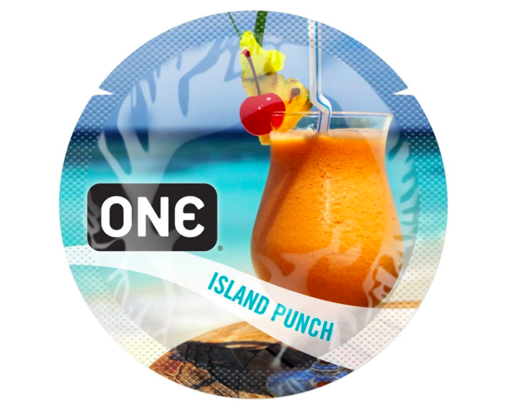 Набір ароматизованих презервативів ONE FlavorWaves, 100 шт, 6 ароматів, 6 кольорів, паковання-тубус