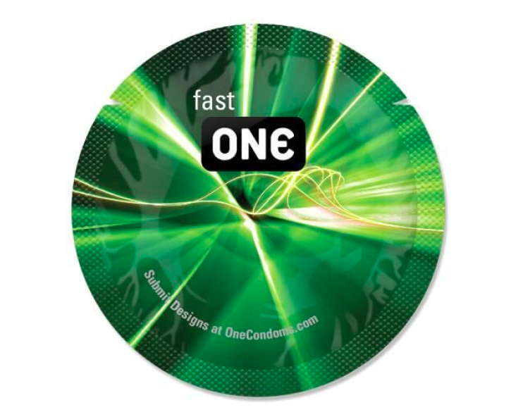 Набір презервативів ONE Glowing Pleasures, 100 шт, світяться в темряві, зі змазкою, паковання-тубус