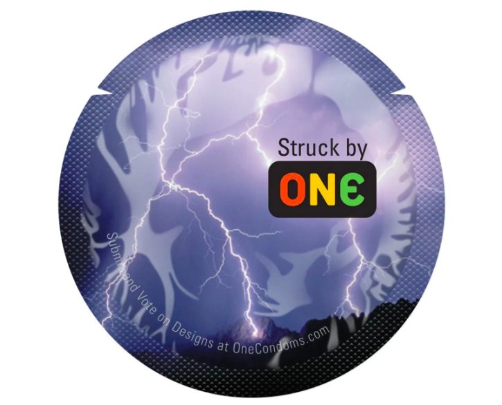 Набір презервативів ONE Color Sensations, 100 шт, кольорові, 10 кольорів, зі змазкою, паковання-тубус