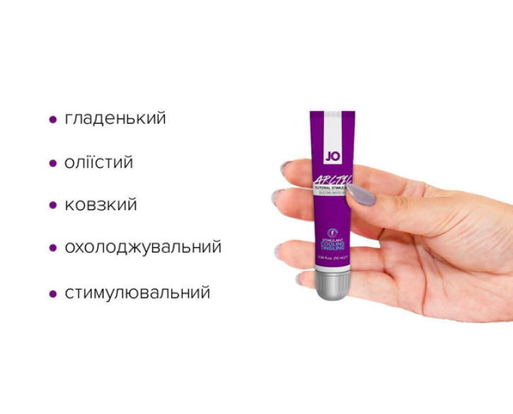 Стимулювальний гель для клітора JO ARCTIC COOLING охолоджувальний 10мл