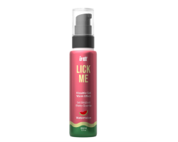 Гель для оральних пестощів із зігрівальним ефектом INTT Lick Me Kissable Gel Watermelon без цукру 50мл