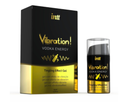 Рідкий вібратор Intt Vibration Vodka густий гель, дуже смачний, діє до 30 хвилин 15мл