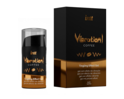 Рідкий вібратор Intt Vibration Coffee густий гель, дуже смачний, діє до 30 хвилин 15мл