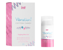 Рідкий вібратор Intt Vibration Cotton Candy  густий гель, дуже смачний, діє до 30 хв 15мл