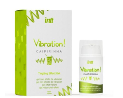Рідкий вібратор Intt Vibration Caipirinha густий гель, дуже смачний, діє до 30 хвилин 15мл
