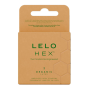 Презервативи LELO HEX Condoms Organic 3 Pack, тонкі та суперміцні