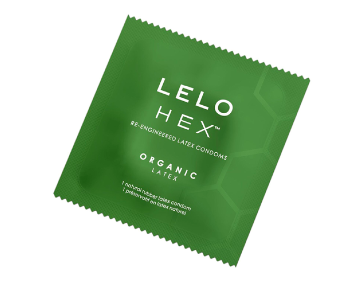 Презервативи LELO HEX Condoms Organic 3 Pack, тонкі та суперміцні