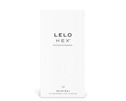 Презервативи LELO HEX Condoms Original 12 Pack, тонкі та суперміцні